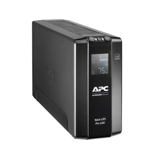 APC Back UPS Pro BR 650VA, 6 Outlets, AVR, LCD Interface - BR650MI